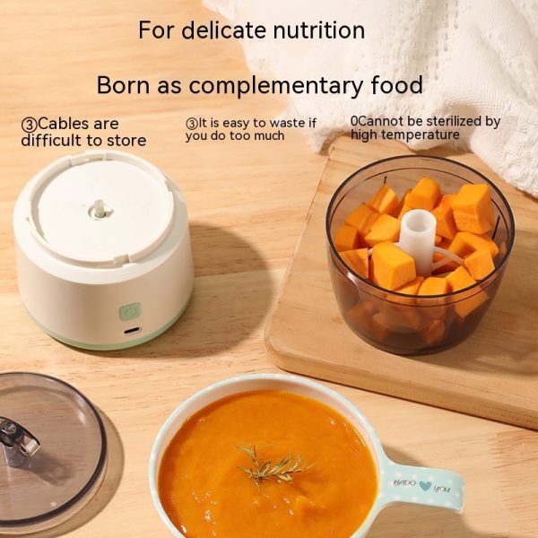 Mini Meat Grinder Household Electric Small Mixer Mincing Machine Automatic Multi-function Filling Intelligent Cooking Machine - Image 2